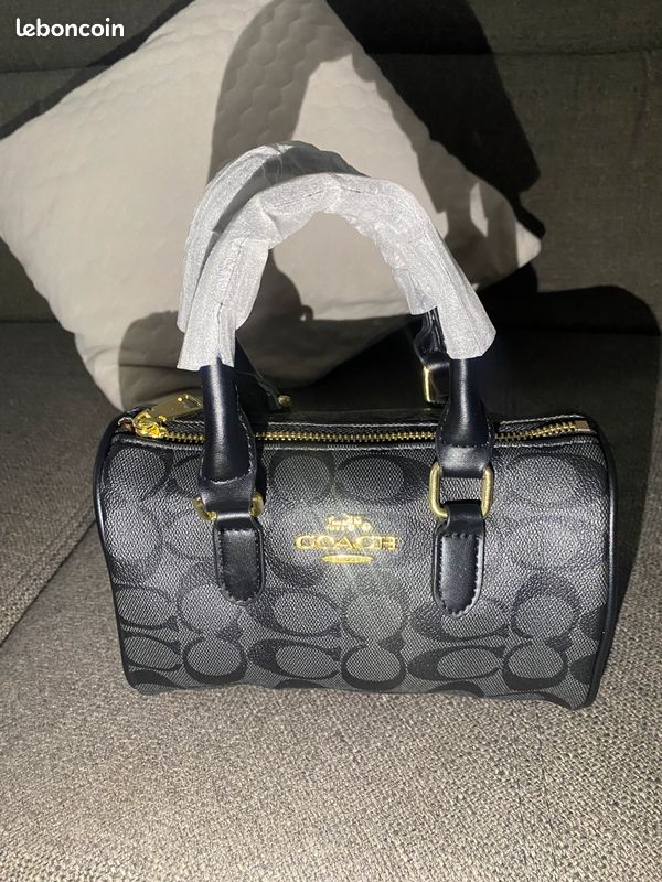 Sac noir coach (image 4)