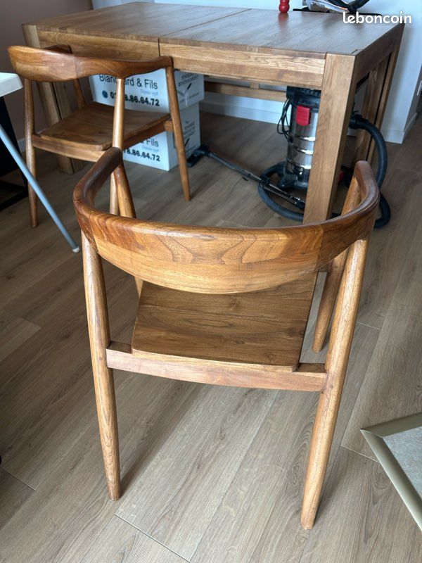 Lot de 2 chaises bois massif Alinéa (image 4)