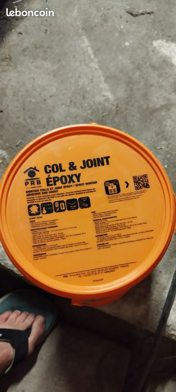 2 pots de joint colle époxy gris 2.5 Kg (image 1)