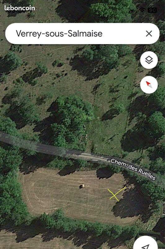 Terrain de 3165m2 Verrey-sous-Salmaise · 55 000 €