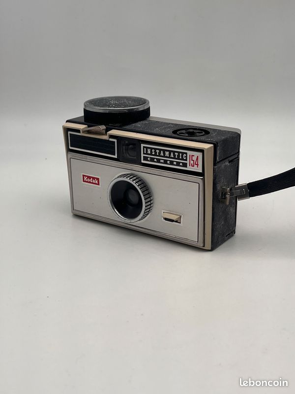 Sac En Cuir Kodak Pour Appareil Instamatic 50/100/104 – Modèle 1801 – Boîte D’origine