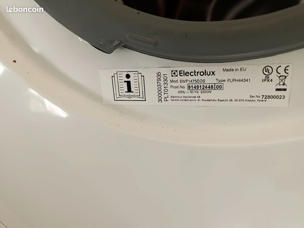Lave linge Electrolux (image 3)