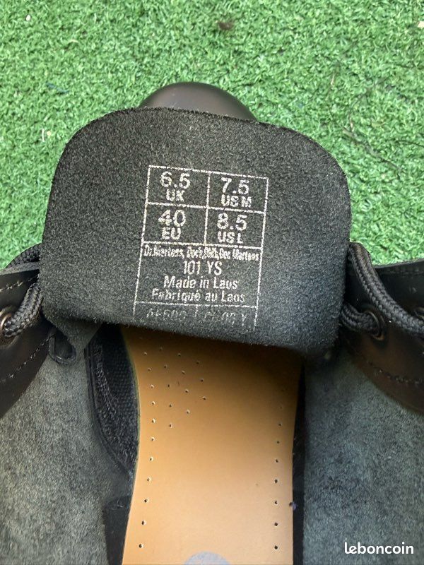 Dr. Martens 1460 noires cuir – Taille 40 – Très bon état (image 6)