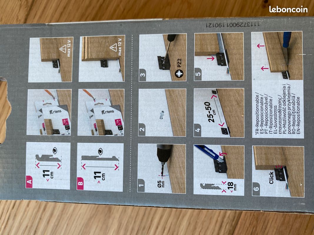 Clips plastiques pour plinthes Leroy Merlin (image 2)