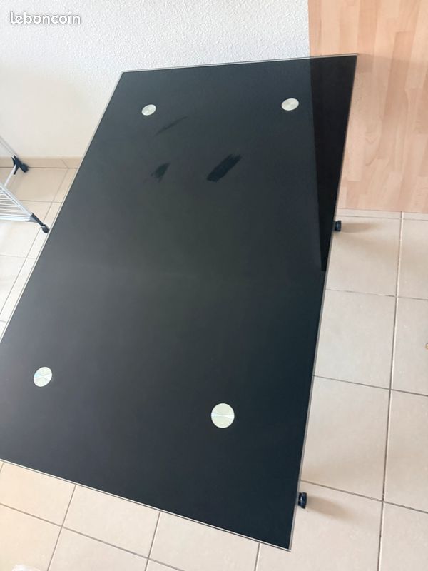 Table en verre réglable très bon état (image 2)