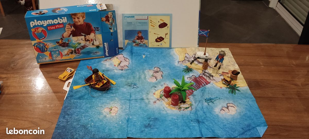 Playmobil - 9328 - Pirates avec Support de Jeu Coloré (image 1)