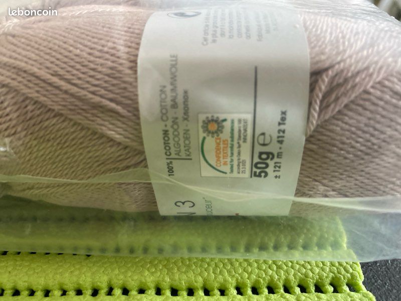 Lot De 10 Pelotes De Laine Grosse, Couleur Taupe, Fabriqué En France – Idéal Pour Tricot Et Crochet