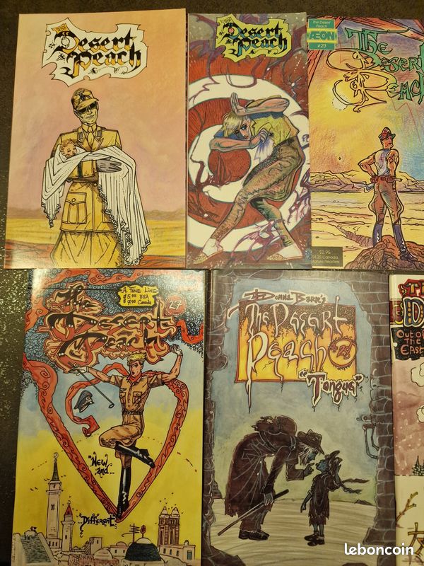 BD Comics VO, The desert peach , Donna Barr , 9 volumes (dont 21,23,24,26,27,28,29,30) en TBE (image 1)