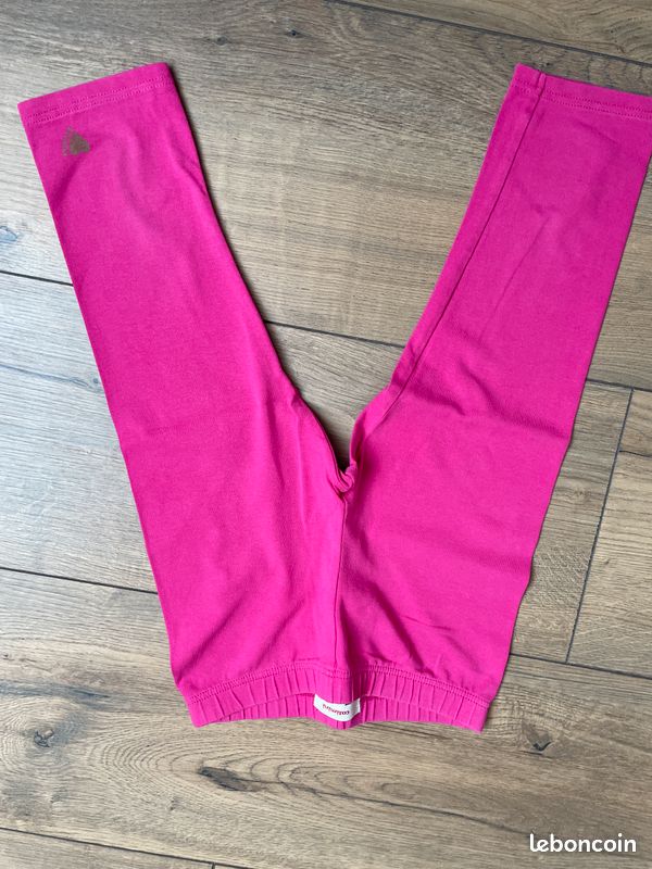 Lot De 2 Leggings Catimini Pour Fille 6 Ans - Coton, Couleur Rose, Toute Saison. TBE.