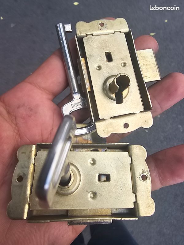 Serrure de Meuble en Applique pour Porte d'Ameublement (image 3)