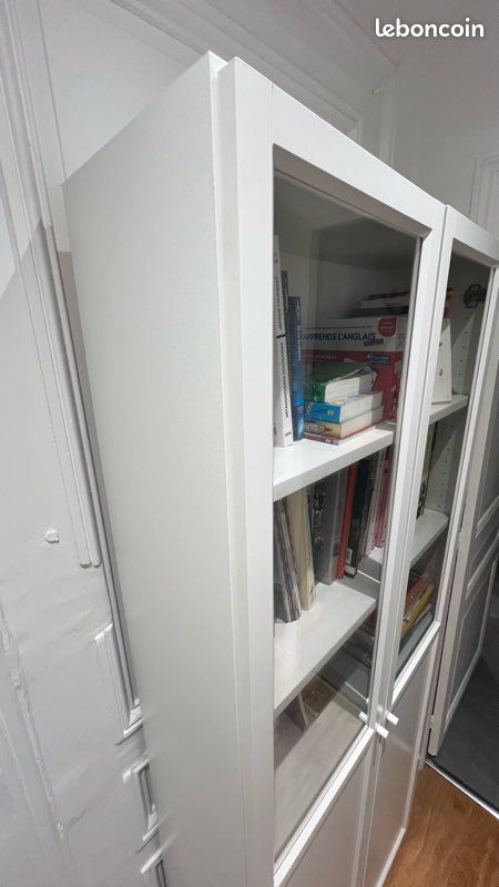 Armoire bibliothèque vitrée Billy Oxberg (image 4)