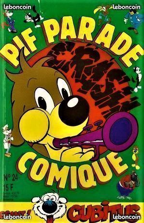 Lot 6 livres bandes dessinées pif parade 1989 1991 collection ancien (image 2)
