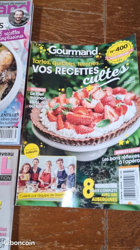 ​Lot de 5 Magazines Gourmand – Recettes & Cuisine (image 3)
