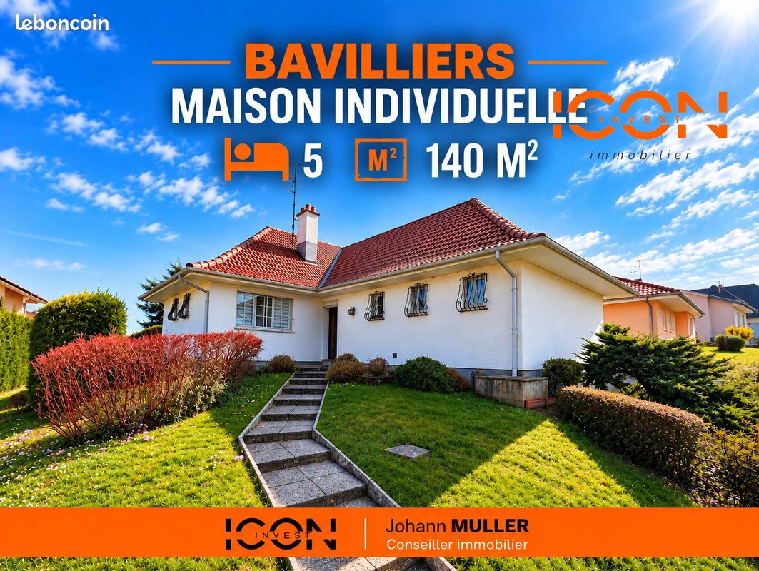 Maison 7 pièces 140 m² · à Bavilliers · 140 m² · 255 000 €