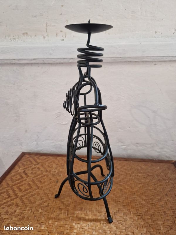 Ensemble d'un porte bijoux photophore et d'un porte foulards en