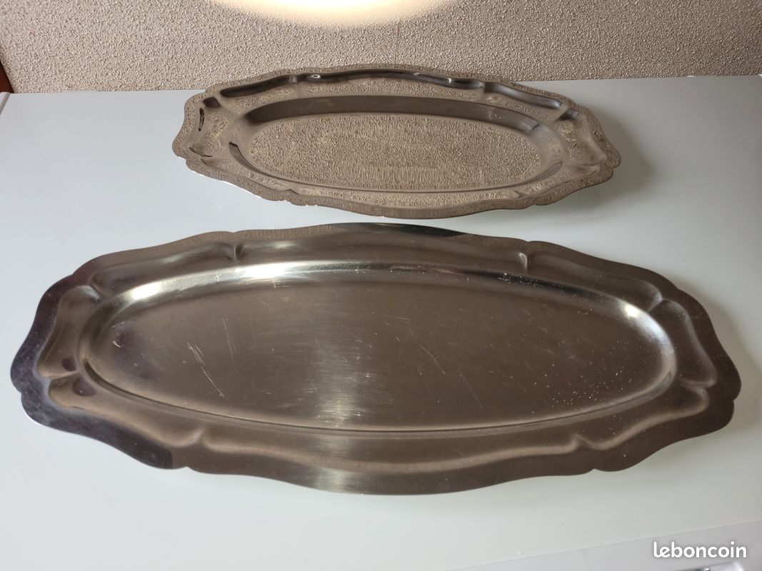 Plats de service en inox (image 1)