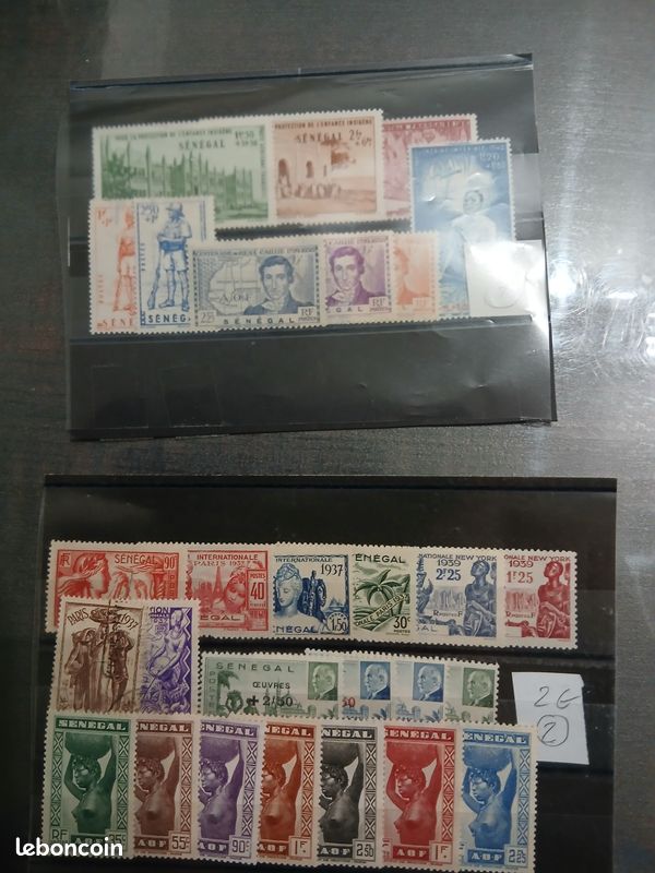 Lot De 25 Timbres Sénégal – Collection – Prophila