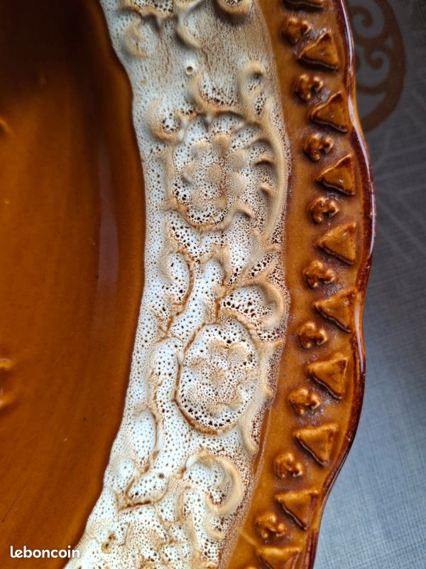 Lot de 2 plats de 35 cm décor paons (image 4)