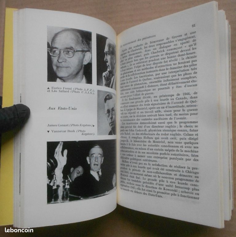 Livre ancien, les rivalités atomiques, bertrand goldschmidt, 1967 (image 3)
