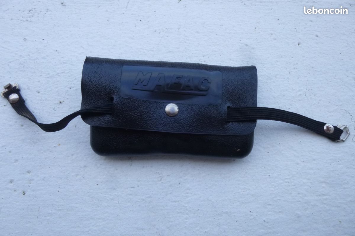 Sacoche trousse à outils souple Mafac sous selle vélo vintage saddle