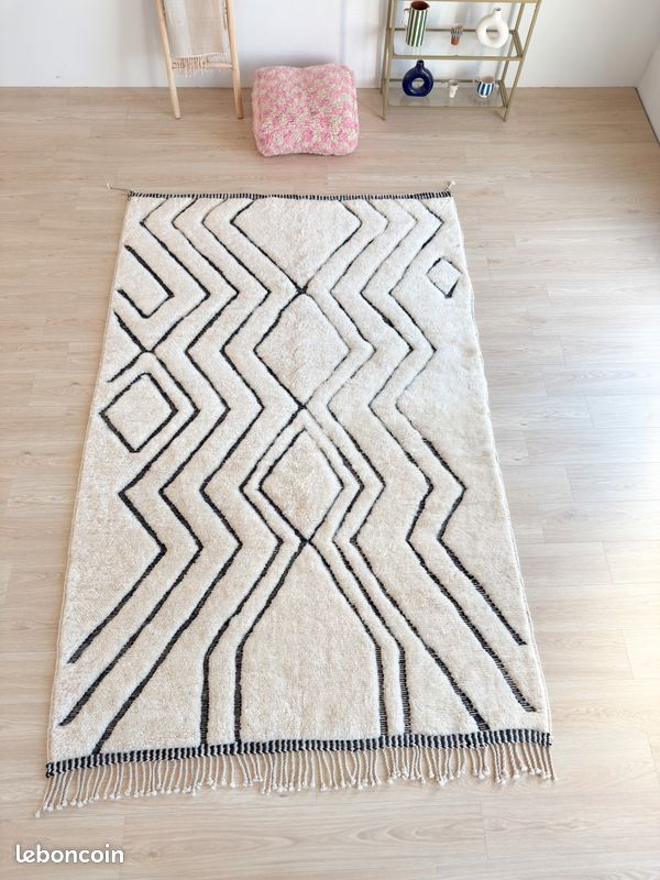Tapis berbère M’rirt laine épaisse – très doux et élégant (image 1)