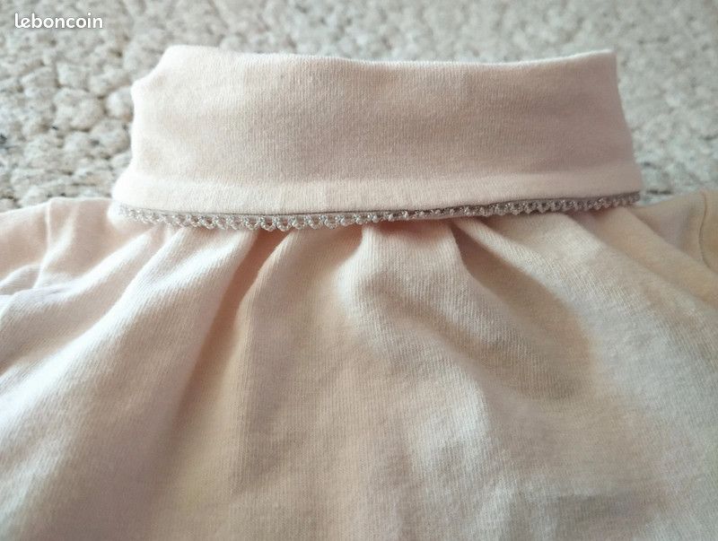 Sous-pull rose pâle T3M Kiabi (image 2)