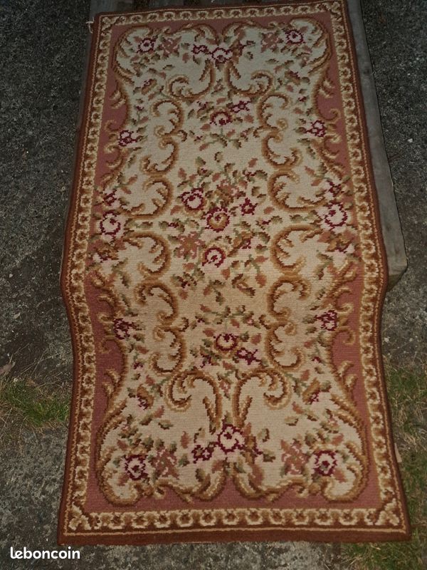 Paire de tapis,pure laine, au point noué (image 1)