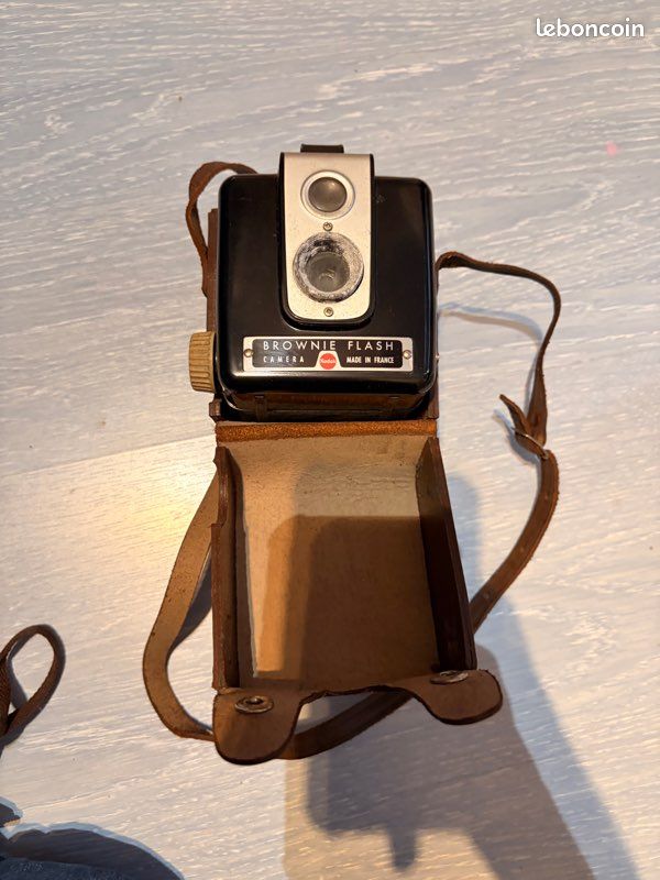 Appareil Photo Kodak Flash C Complet Avec Boîte Et Notice, Vintage Années 50
