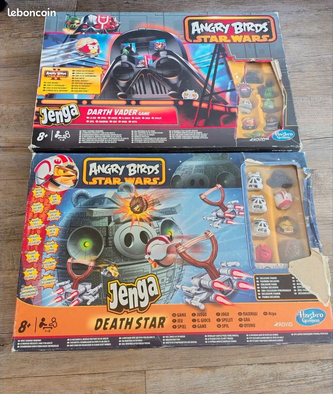 Lot Jenga Angry birds Starwars et Death Stars (image 1)