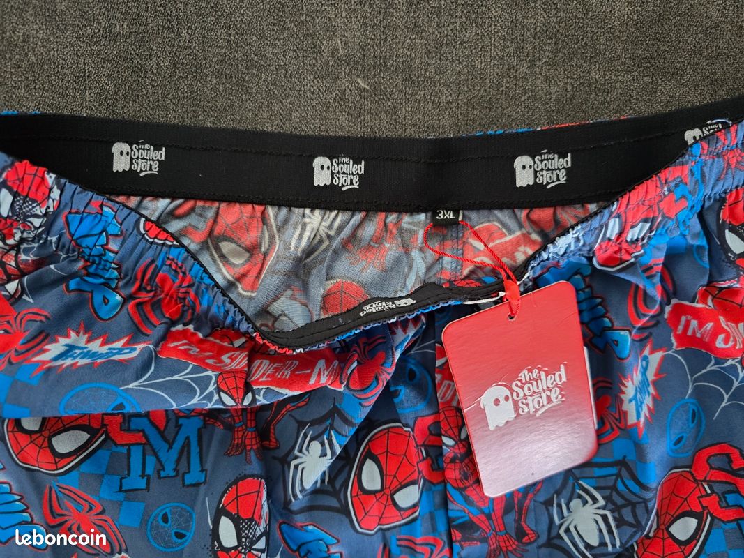 Boxer Short Caleçon Homme Spider Man 🩳🕷 3XL (NEUF) Vêtements