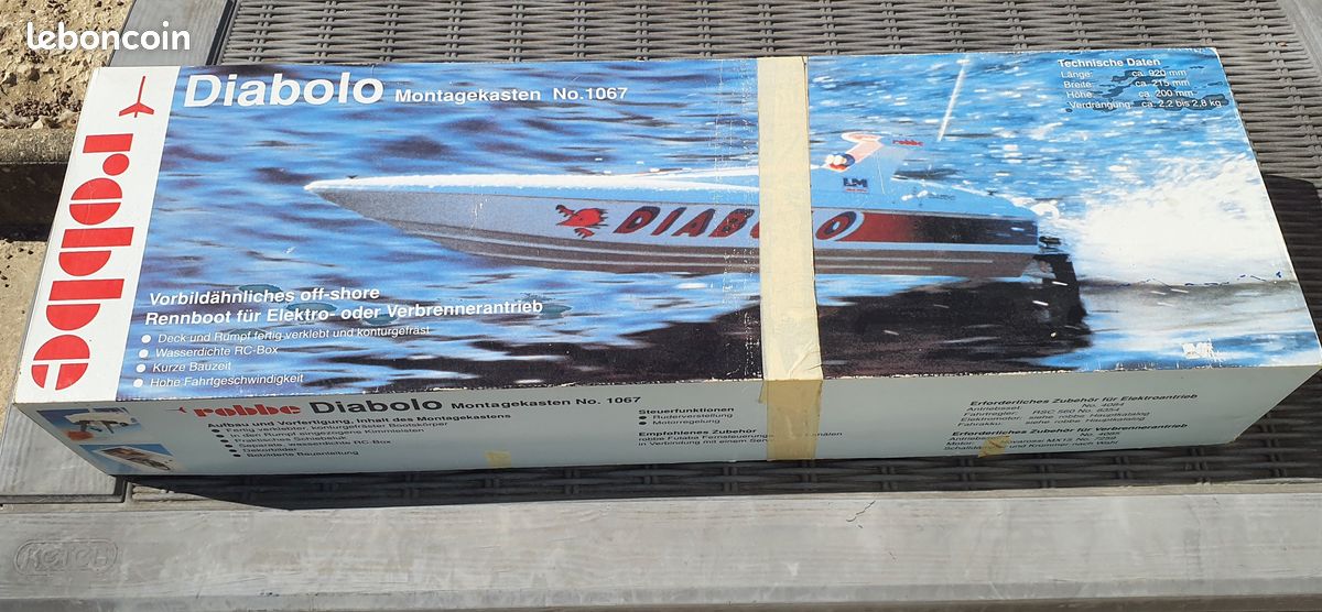 Bateau RC Robbe Diabolo – Maquette Neuve, Boîte Entamée