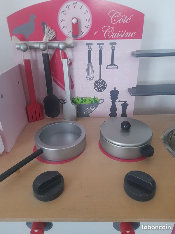 Jeu enfant cuisine en bois (image 5)