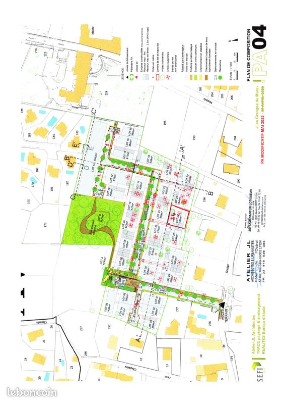Vend terrain constructible · à Saint-Bonnet-de-Mure · 285 000 €