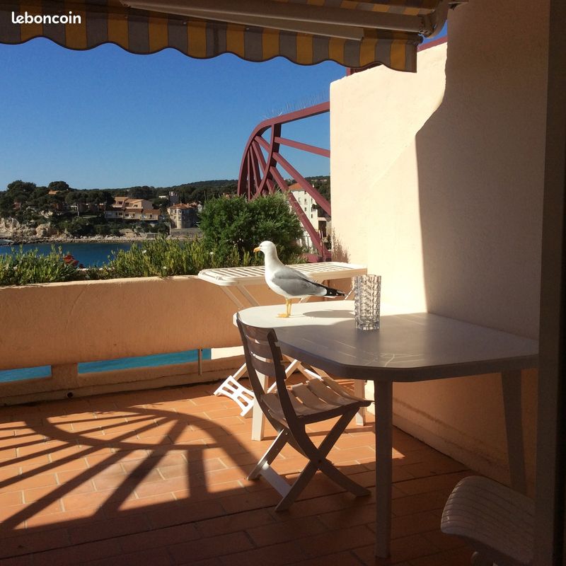 Bandol : studio 4 à 6 personnes, grande terrasse sur mer (image 5)