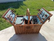 PANIER A PIQUE-NIQUE EN OSIER MIMBRE PLUS