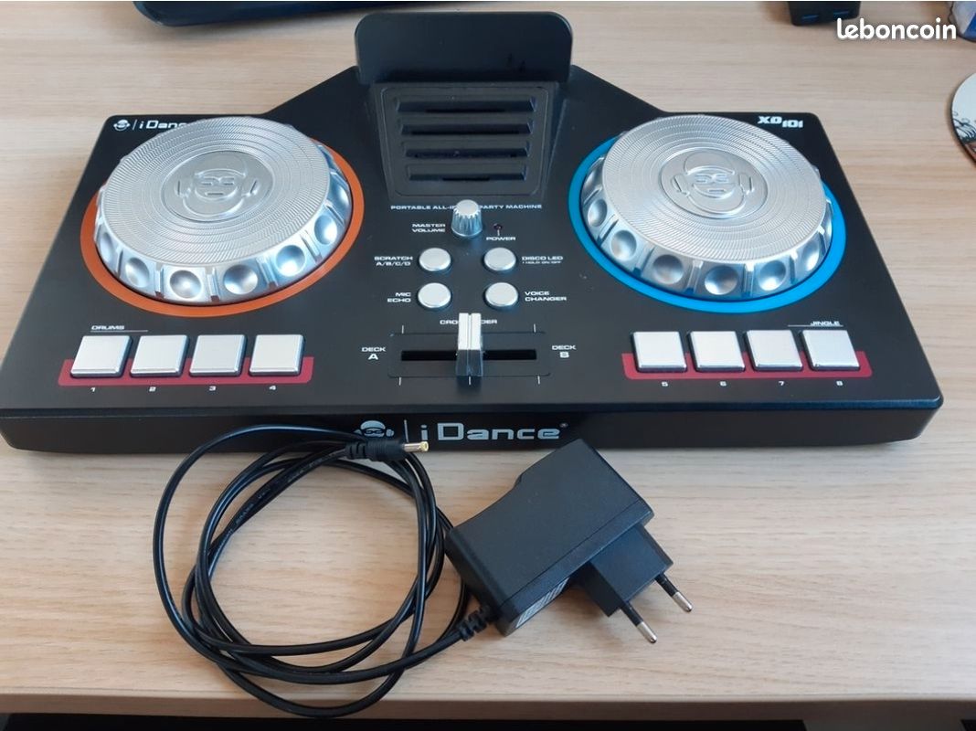 Platine DJ Enfant Mix Me DJ - Lecteur MP3 USB Noir - Modèle A1320 - Sortie Optique TOSLINK