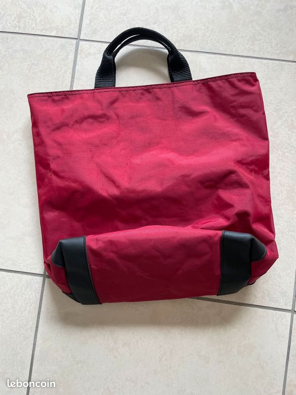 Sac cabas " Chevignon" rouge bordeaux (image 1)