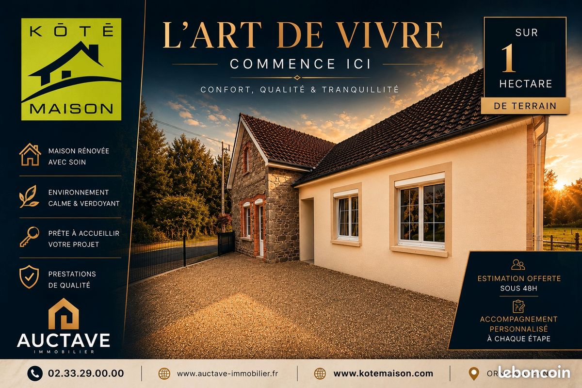 Maison 6 pièces 110 m² · à Saint-Pierre-des-Nids · 110 m² · 186 534 €