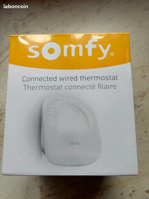 Thermostat filaire connecté Somfy (image 1)