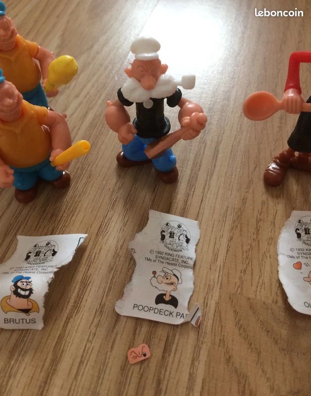 Kinder Surprise - 10 figurines Popeye et ses amis - 1991 (image 10)