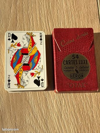 Jeu de tarot ancien Héron Opak - 78 cartes complet