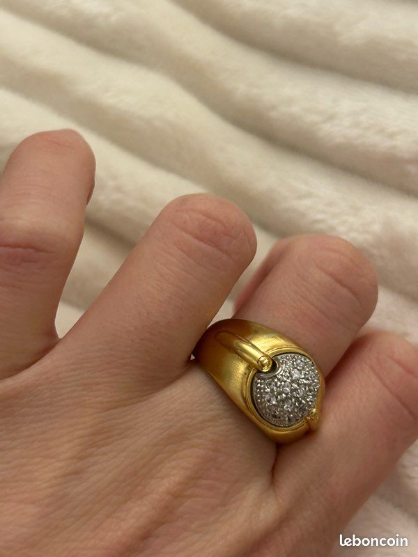 Bague Femme Thomas Sabo TR2449 974 1 56   Argent Doré   Zirconia
