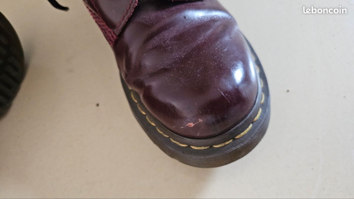 Bottines dr martens Bordeaux (image 5)