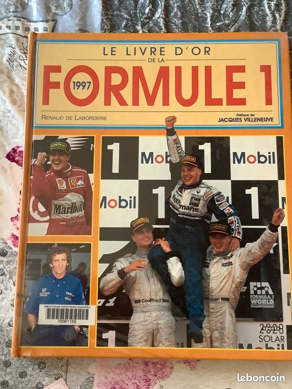 Livre d’or de la formule 1 année1997 (image 1)