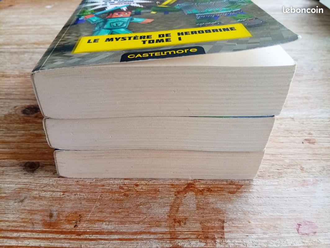 Lot des 3 tomes "Le mystère de Herobrine, une aventure non officielle d'un joueur de Minecraft", Mark Cheverton, 10 ans et + (image 11)
