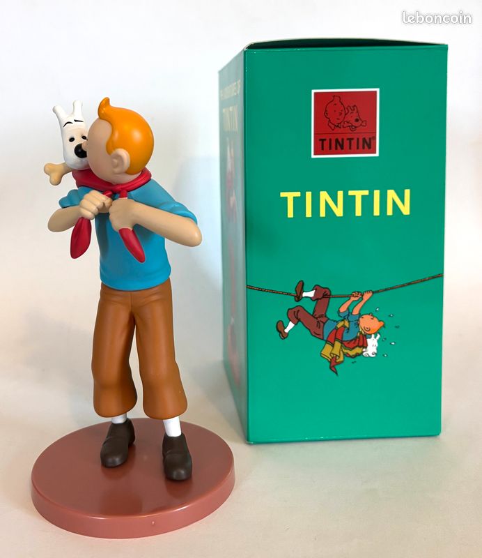 Figurine Tintin Et Milou En PVC - 19 Cm - Collection Neuf