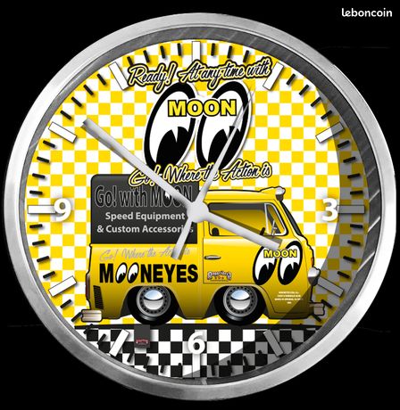 Horloge Murale Combi VW Surfer - Design Vintage 26cm