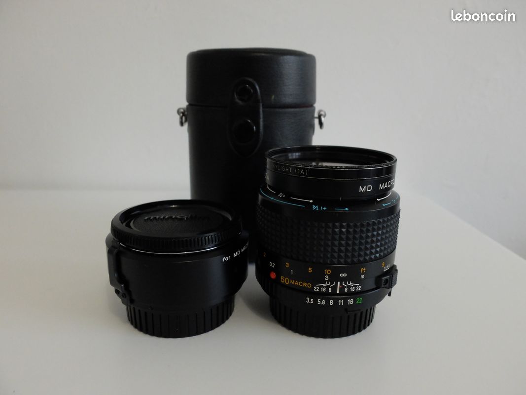 Objectifs Minolta MD pour appareil photo et caméscope