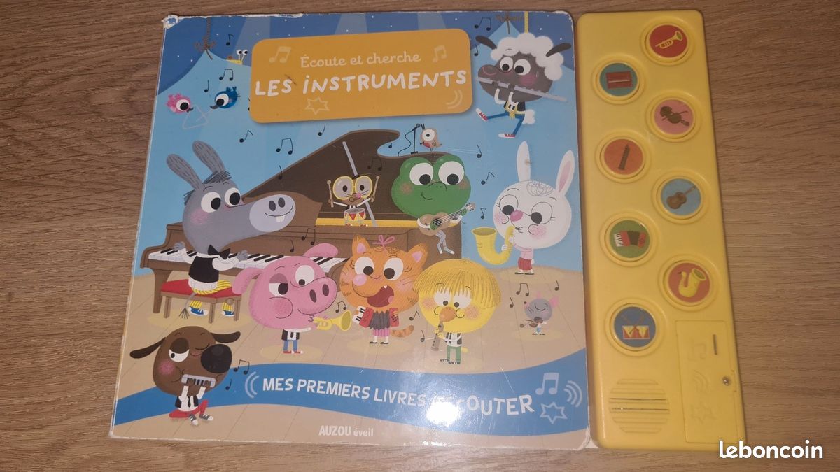 Mes premiers livres a ecouter - écoute et cherche les instruments (image 1)