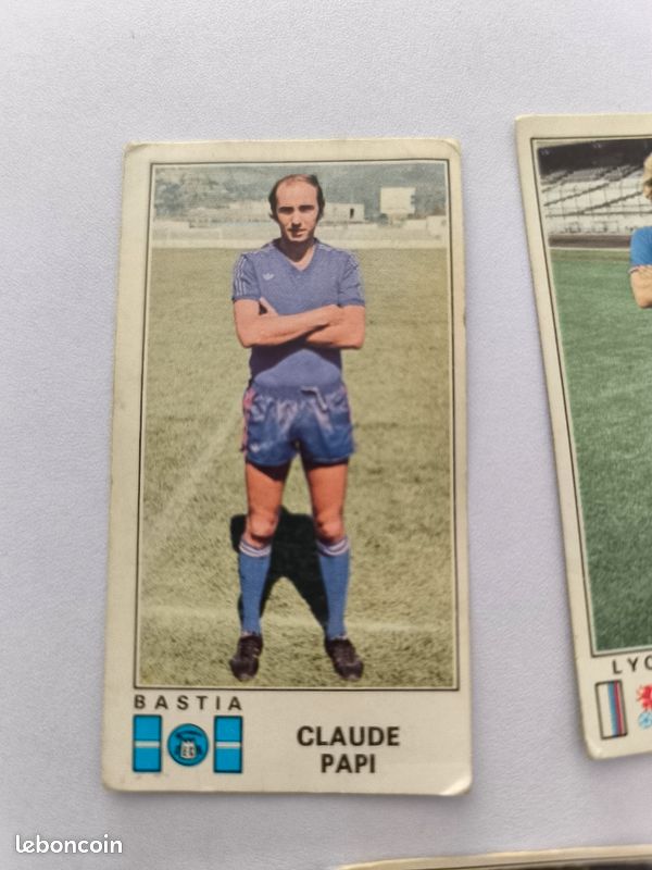 LOT 18 VIGNETTES Panini Foot 1989 Equipe Cannes Complete